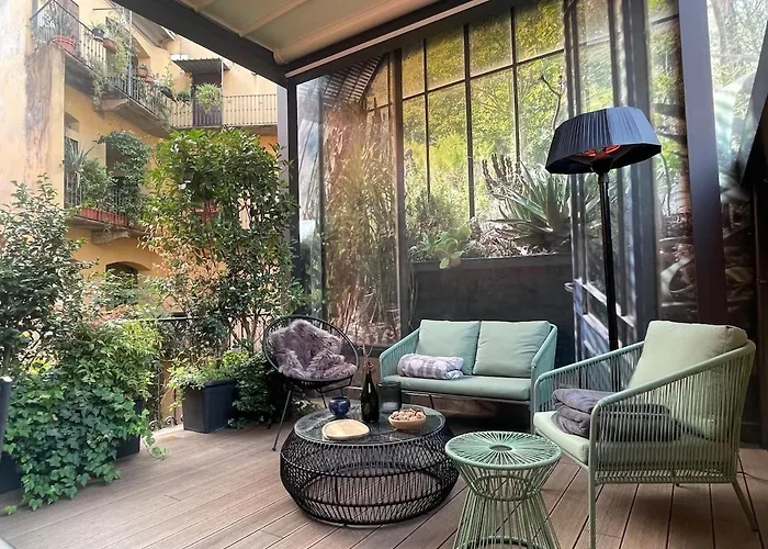 Olive Garden Stylish Studio With Cozy Terrace